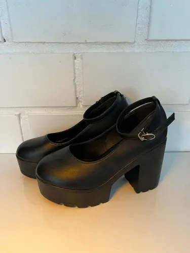 Sapato de salto Mary Jane 