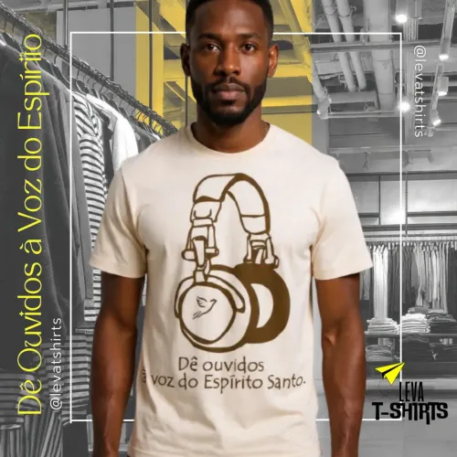 Camiseta T-shirt Moda Evangélica - Voz do Espírito 