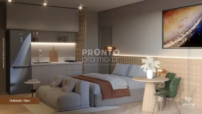 Flat com 1 quarto em Carneiros