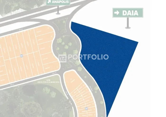 Área comercial à venda em Anápolis com 36.000m² de frente para a BR-153