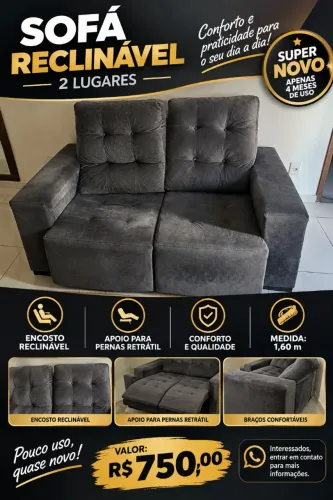 Sofa reclinável