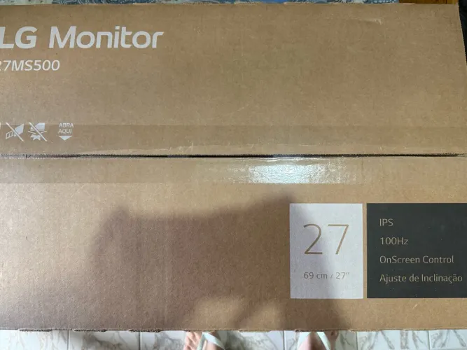 Monitor PC Gamer LG 27? - IPS, 100Hz Full HD, HDMI 2x, Preto-27MS500