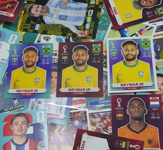 3 Figurinhas Neymar Copa