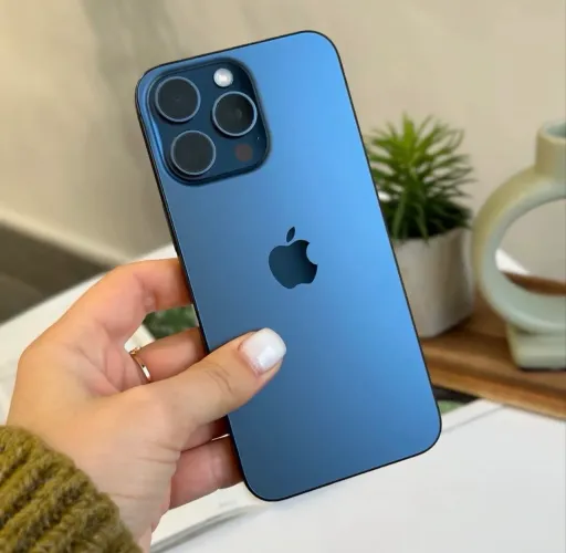 iPhone 15 pro Max azul 256gb 6 meses garantia