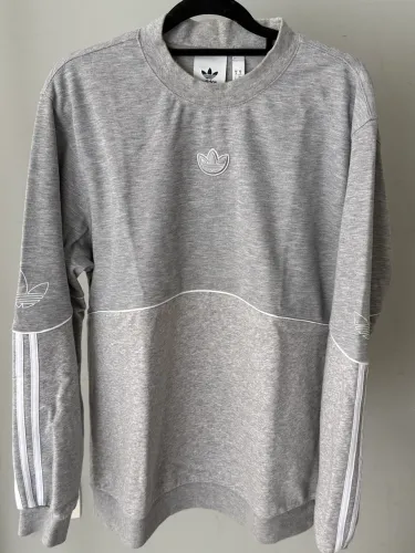 Moletom Adidas Cinza TAM.M