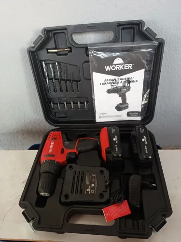 Furadeira e parafusadeira worker 18w