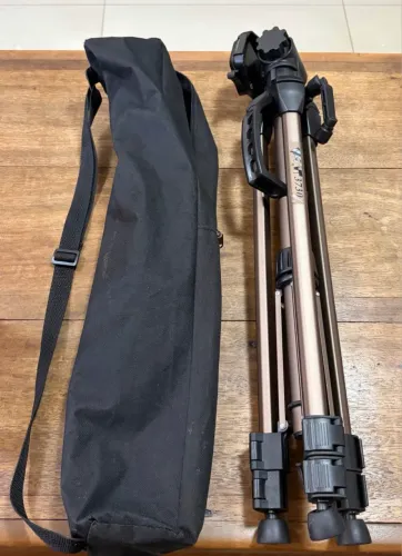 Tripé Greika Weifeng WT-3730 Alumínio DSLR e Celular 152cm 3kg