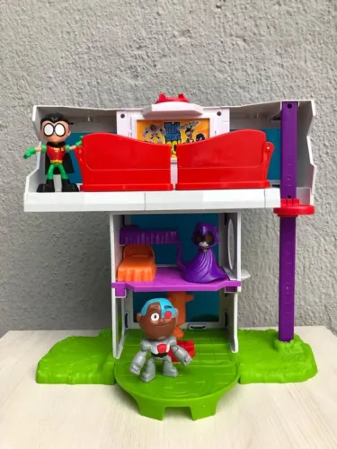Playset Teen Titans Go! Torre Dos Jovens Titãs Imaginext