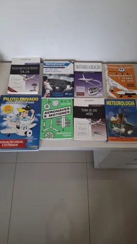 Kit livros piloto privado e comercial - oportunidade