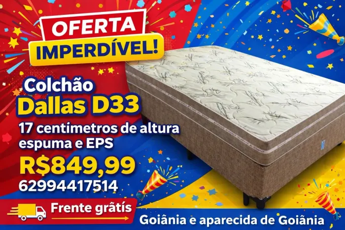 Colchão Dallas semi ortopédico D33