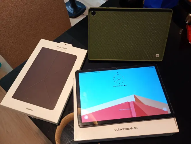 Tablet Samsung A9+ 5G + Case Samsung original
