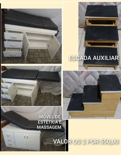 VENDENDO ESCADA AUXILIAR COM MÓVEL parcelo no cartão 