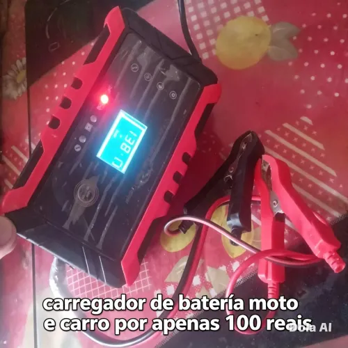 Carregador de batería moto e carro