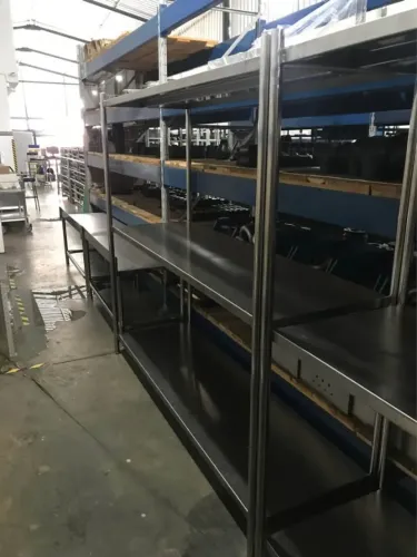 Prateleira Inox 304 Reforçada - Alta Durabilidade