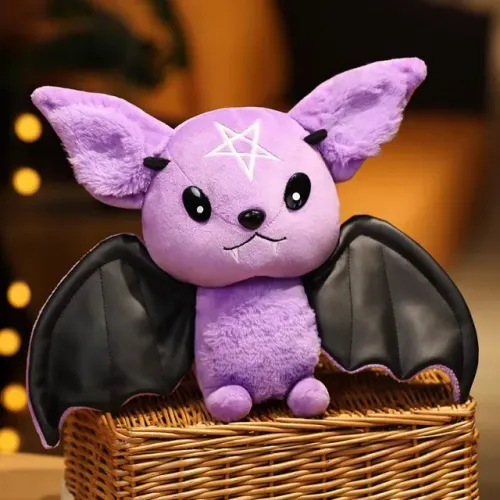 Morcego de Pelúcia 30cm Halloween Fofo