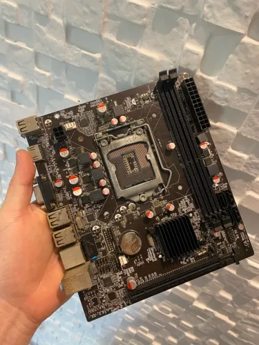 Placa-Mãe H61 LGA 1155 DDR3 Funcionando Perfeitamente