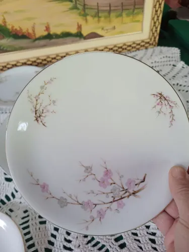Jogo de sobremesa porcelana  esteatita 
