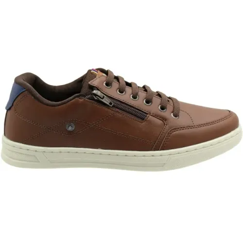 Sapatênis Masculino Sintético Adulto Sport Fire Marrom 0086A04