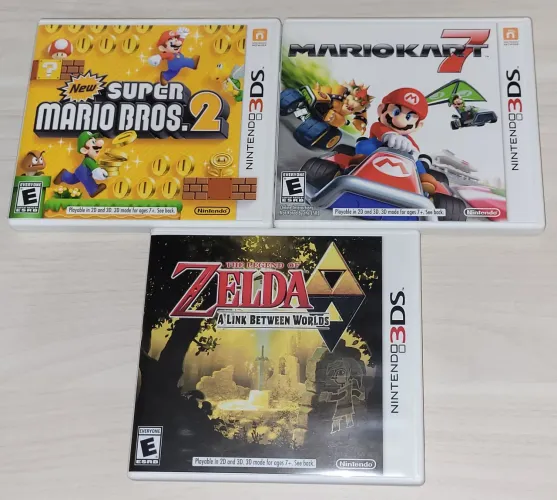 Lote de Jogos Nintendo 3DS
