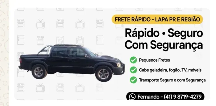 Pequenos frentes e transportes 