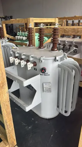 Transformador trifásico a óleo 225kva, 13800/380v