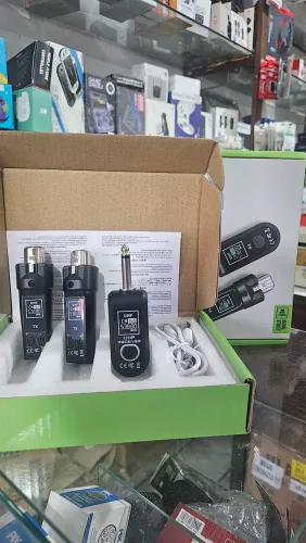 Kit transmissor e receptor UHF para microfone 