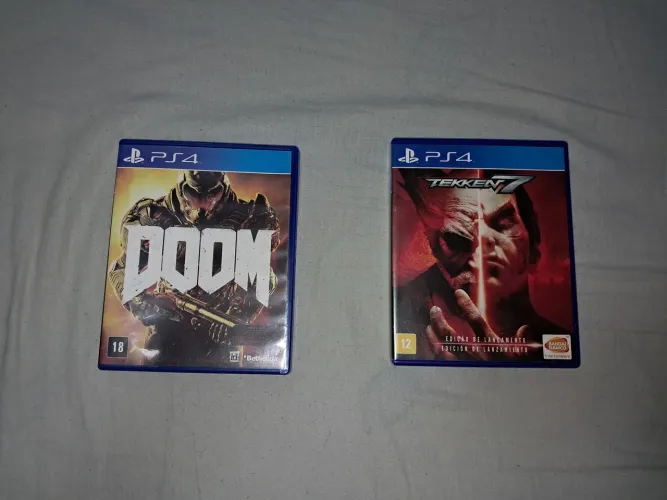 Vendo jogos originais de PlayStation 4 em excelente estado de conservação.