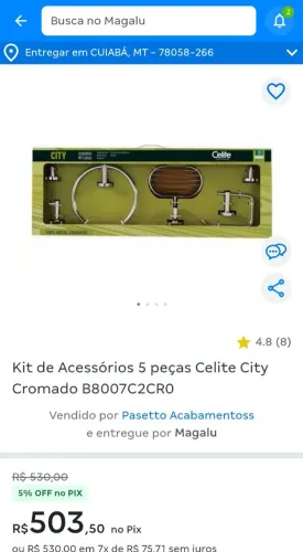 Kit pra banheiro muito caro 
