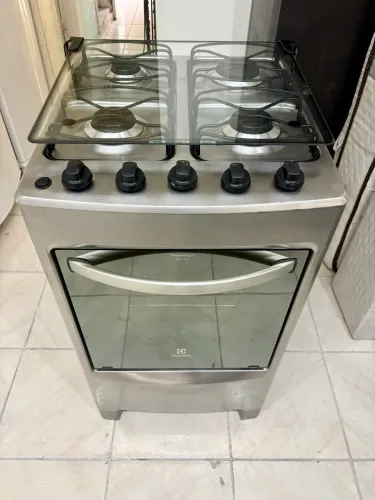 Fogão 4 bocas Eletrolux inox , fogão