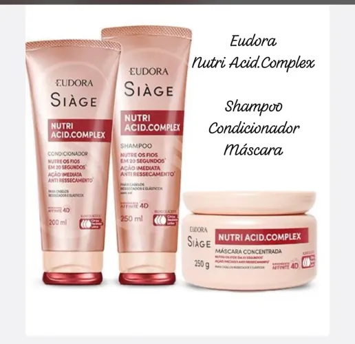 Kit Shampoo, Condicionador e Máscara (Valor de cada kit na descrição)