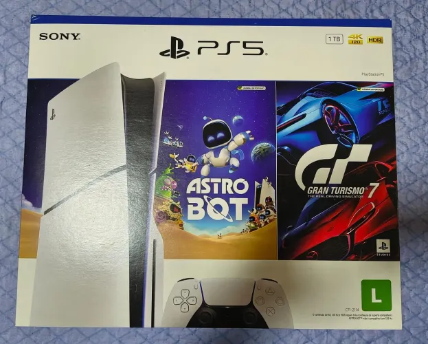 PlayStation 5 Seminovo - Apenas 3 meses de uso + 3 Jogos + Acessórios
