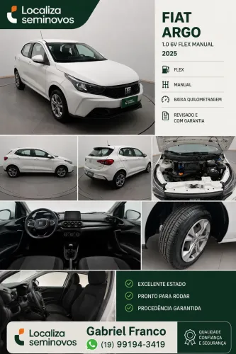Fiat Argo Drive 1.0 6V Flex 2025
