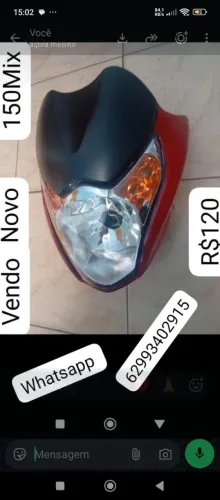 Carenagem Dianteira Farol 150 Mix Honda 