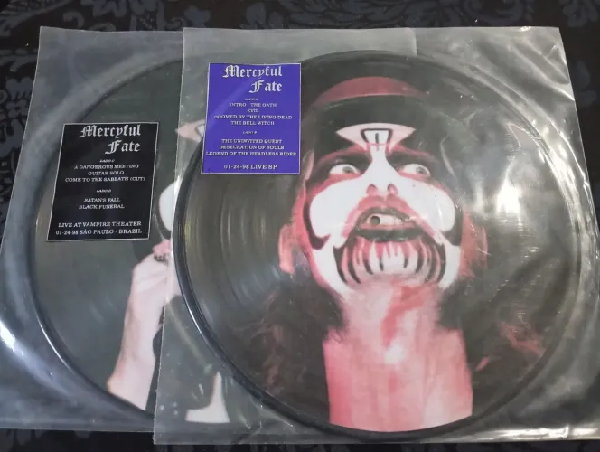 Mercyful Fate LP Vinil - live at Vampire Theater - São Paulo, 1998, Brazil