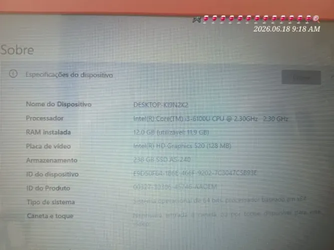 Acer Aspire E5-574-307M | i3 6ª Geração | 12GB RAM DDR3 Gamer | SSD 240GB