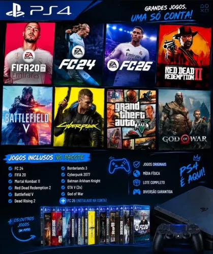 Vídeo game PlayStation 4 fat