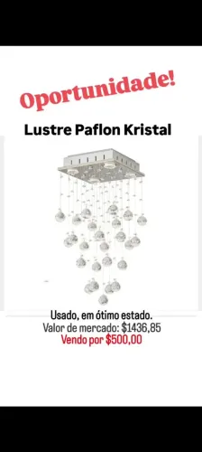 Lustre Paflon Kristal