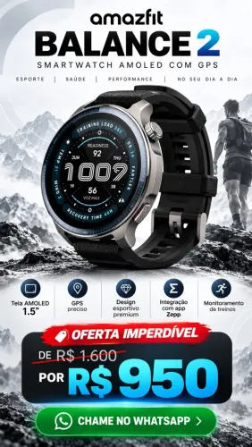 Relógio Amazfit Balance 2
