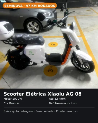 Moto Elétrica 1000w PRATICAMENTE ZERADA
