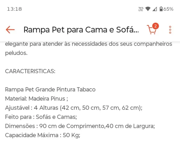 Rampa para cachorro