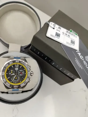 Relogio Tag Heuer Formula 1 Cronografo Super Clone Quartzo Com Caixa RECEBEU VOCE PAGA