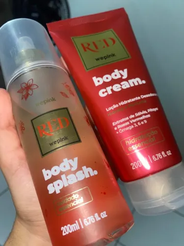 Kit Hidratante e Bodysplash RED Wepink