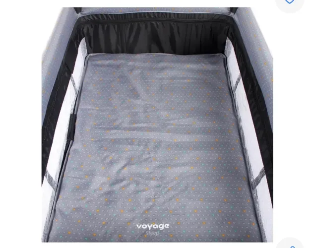 Berco portatil voyage sleep cinza