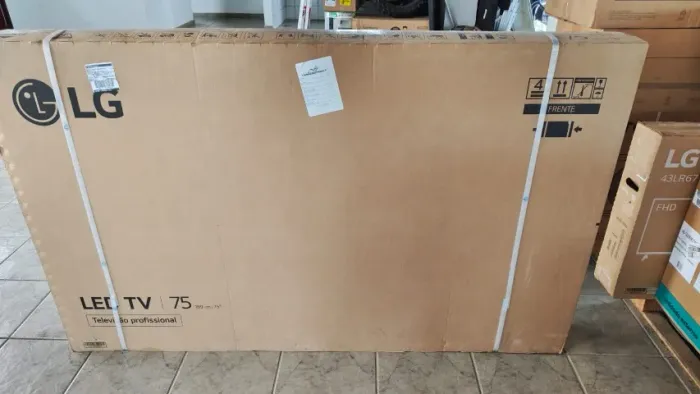 Smart TV LG 75" LED 4K UHD Smart Pro 75AU801C0SA com HDR e Inteligência Artificial