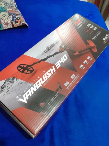 Detector de metais vanquish 340 novo!