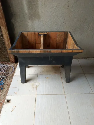 Tanque duplo de cimento revestido de ceramica