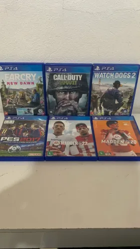 LOTE 6 JOGOS PS4