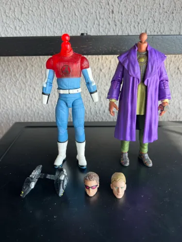 Conjunto peças e acessórios - Marvel Legends para custom