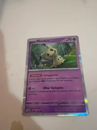 Carta Pokémon mimikyu