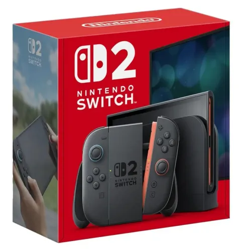 Console Nintendo Switch 2 Nacional Portátil E Doméstico Inclui Joy-con Com Suporte E Alças